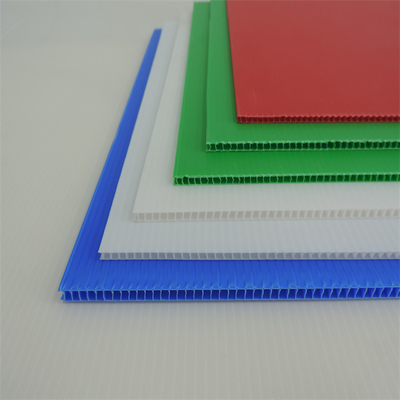 4x8' Lowes PP Corrugated Plastic Sheets Customized Color Waterproof