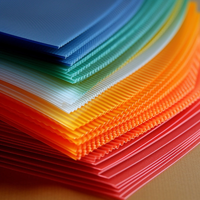 Color Printings Corrugated Plastic PP Sheets Customized 12mm Waterproof