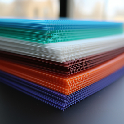 Customized PP Corrugated Plastic Sheets 12mm With Min.300gsm Density