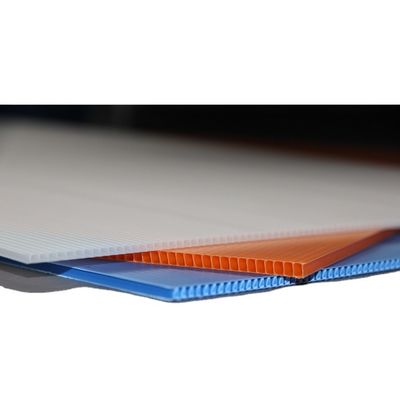 SGS Corrugated Plastic Sheets 4x8 , Corrugated Fluted Plastic Sheet