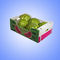 Food Packaging Corrugated Plastic Shipping Boxes For Fruit Cold Storage Transportation