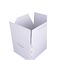White PP Corrugated Plastic Box , Foldable Corrugated Plastic Box
